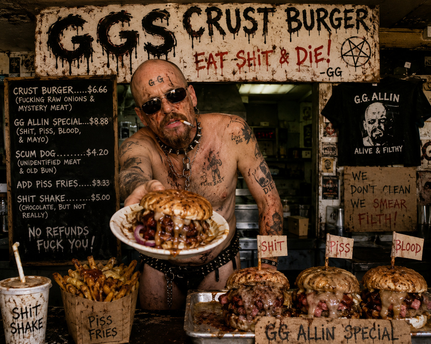 GG Allin Crustburger